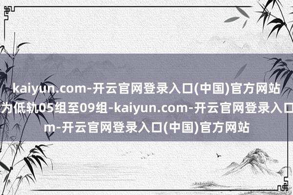 kaiyun.com-开云官网登录入口(中国)官方网站所辐照卫星区别为低轨05组至09组-kaiyun.com-开云官网登录入口(中国)官方网站