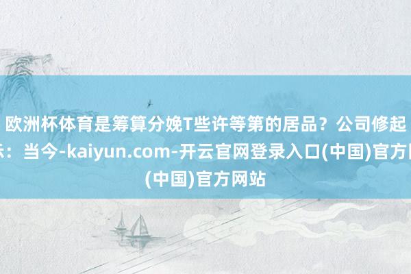 欧洲杯体育是筹算分娩T些许等第的居品？　　公司修起暗示：当今-kaiyun.com-开云官网登录入口(中国)官方网站