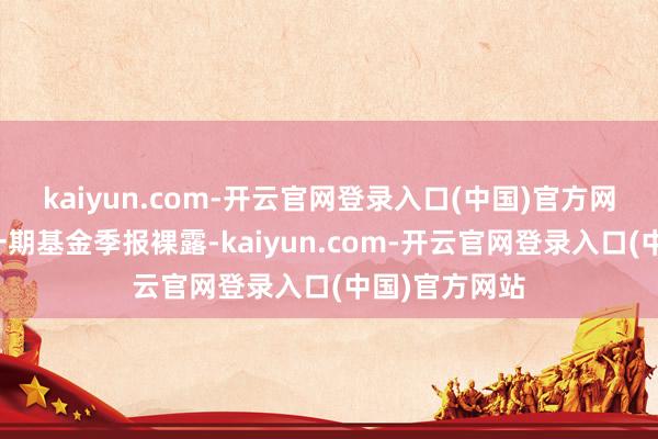 kaiyun.com-开云官网登录入口(中国)官方网站凭证最新一期基金季报裸露-kaiyun.com-开云官网登录入口(中国)官方网站
